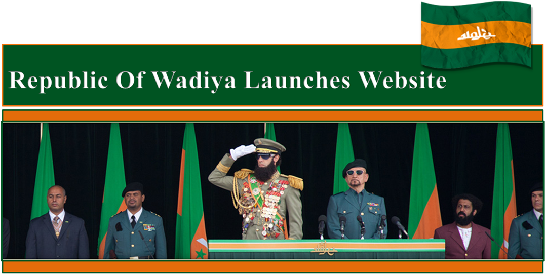 The Dictator Republic Of Wadiya Launches Website - Sacha Baron Cohen Dictator (1091x543), Png Download