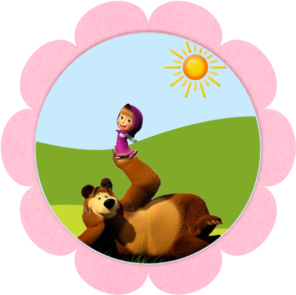 Imagenes De Masha Y Oso (590x590), Png Download