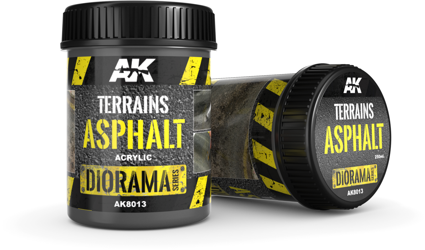 Ak Interactive Scenics - Ak Acrylic Terrains - Asphalt (1600x1600), Png Download