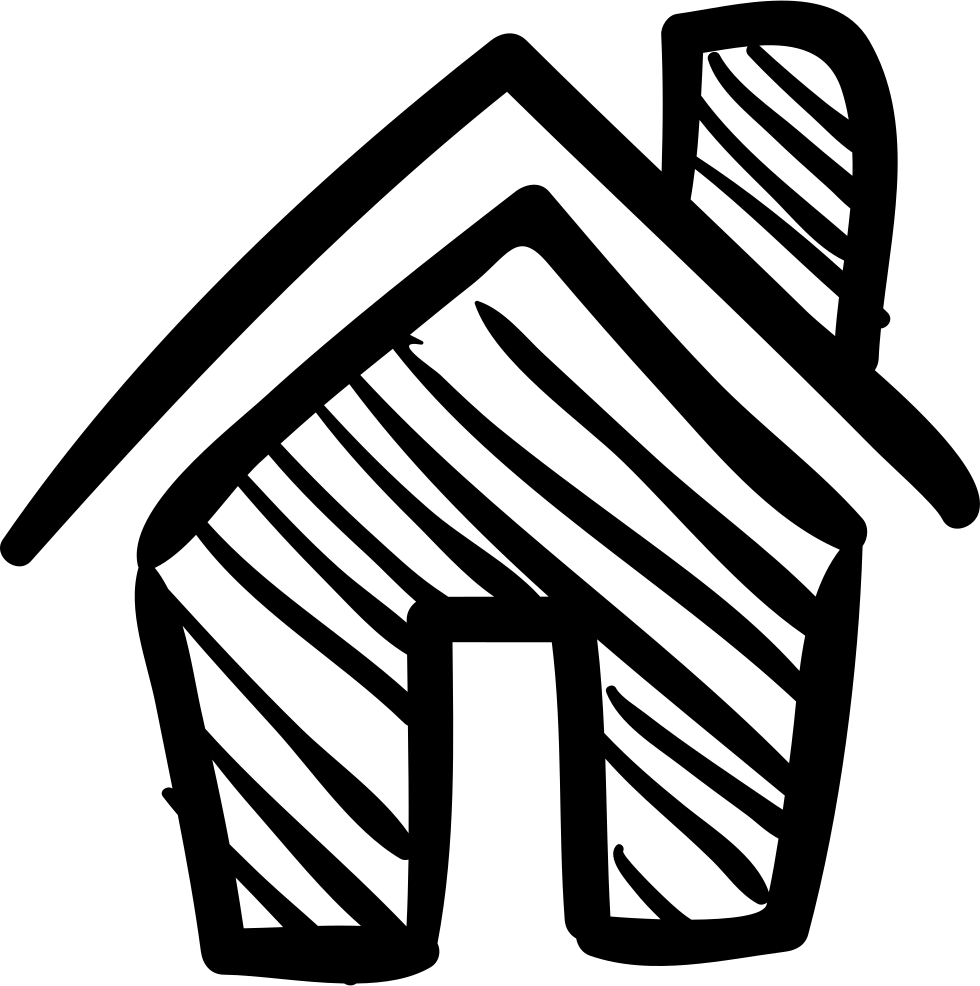 Home Sketch Comments - House Sketch Icon Png (980x986), Png Download