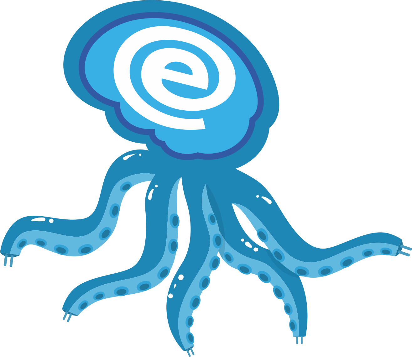 Octopus (1315x1139), Png Download