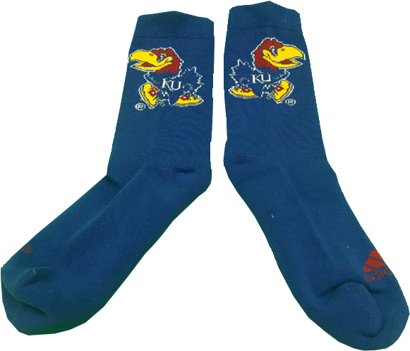 Ku Adidas Royal Logo Socks - Sock (720x540), Png Download