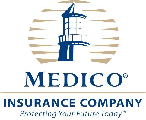 Medico Logo - Medico Insurance Company Logo (484x400), Png Download