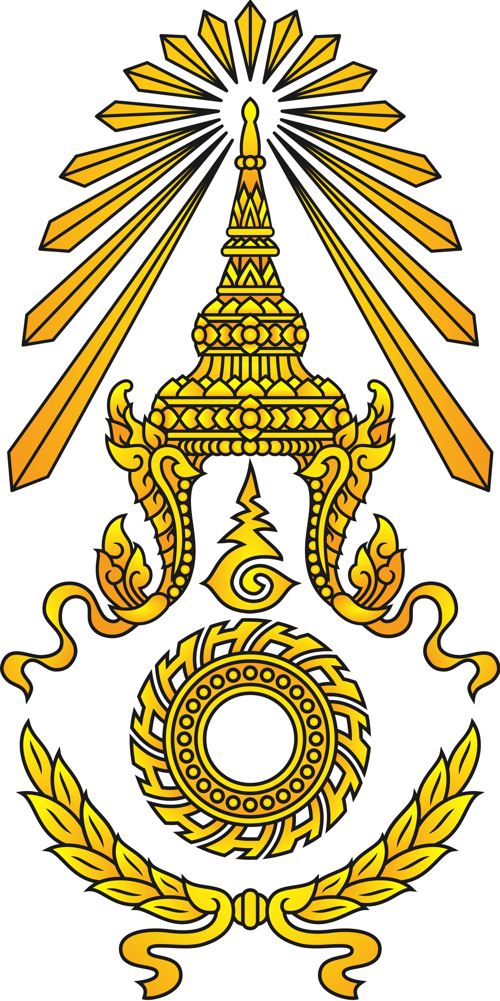Royal Logo Download - Royal Thai Army Logo (2000x4000), Png Download