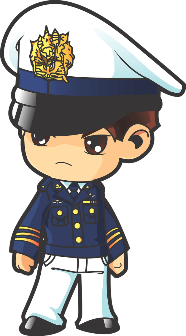 Alquilar Trajes Para Niño De Comunión - Cadet Cartoon (627x1131), Png Download