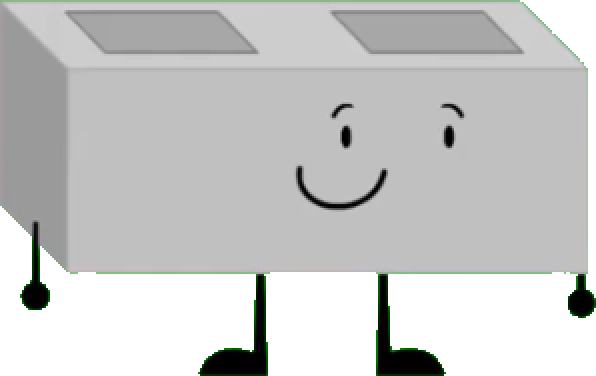 Cinder Block - Smiley (596x376), Png Download