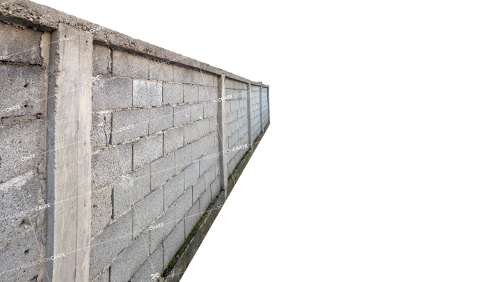 Cinderblock Wall - Wall (720x405), Png Download