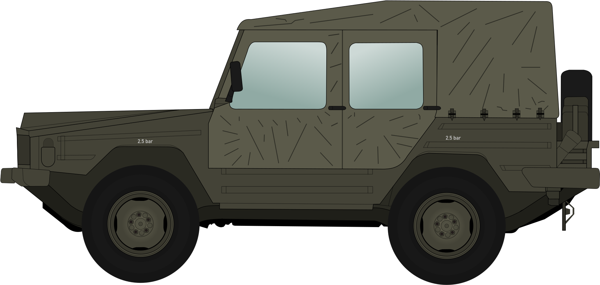Open - Vw Iltis Vektor (2000x1000), Png Download