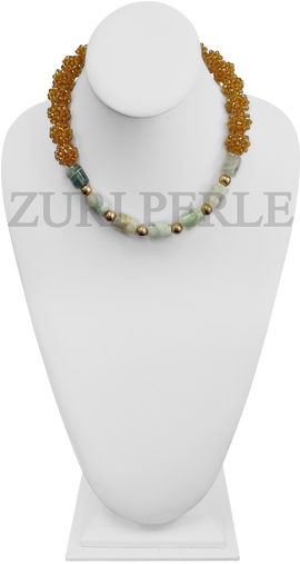 Handmade Unique Fluorite Jewelry, Made With Fluorite - Bead (269x513), Png Download