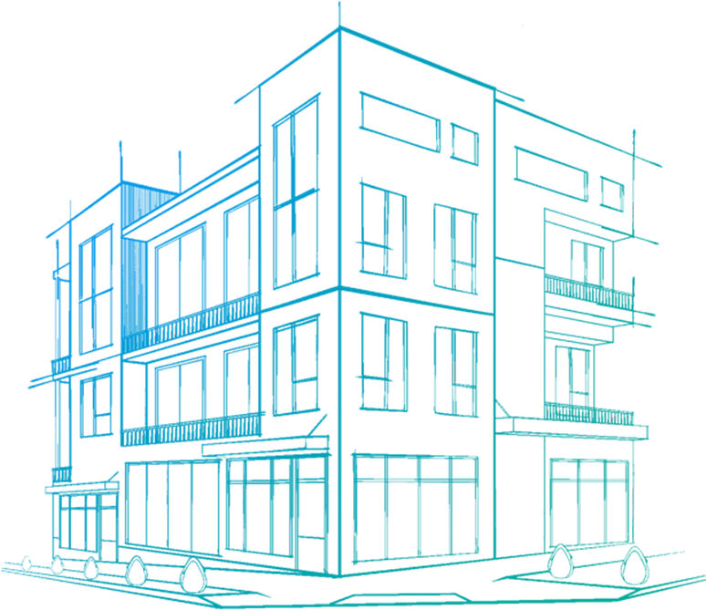 Enjoy Newly Refurbished, Luxury Self Catering Accommodation - Projects Apartments Sketch (1064x711), Png Download