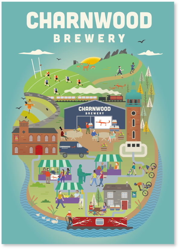 Charnwood Brewery Poster - Charnwood Brewery (860x860), Png Download
