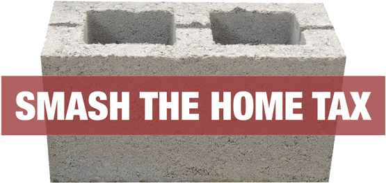 Enter Your Address To Smash The Home Tax - Concrete (600x310), Png Download