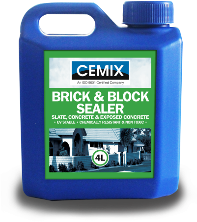 Brick And Block Sealer - Concrete Block Sealer Nz (400x485), Png Download