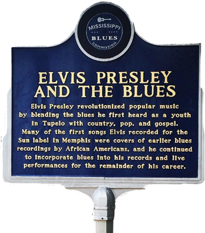 Mississippi Blues Commission Elvis Presley And The - Elvis Presley Birthplace & Museum (460x486), Png Download