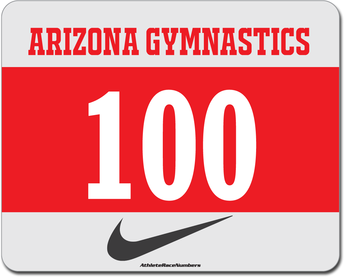 Gymnastics Fabric Adhesive Numbers Full Color - Gymnastics (1272x1074), Png Download