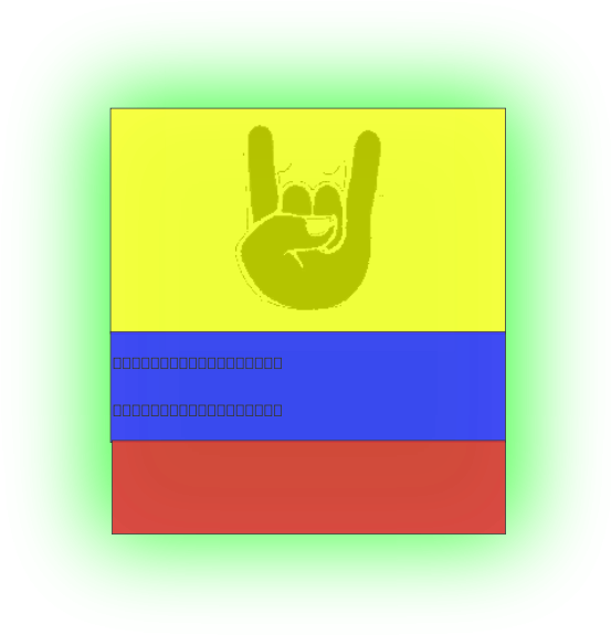 This Free Clipart Png Design Of Bandera Metal - Metal Horns (636x900), Png Download