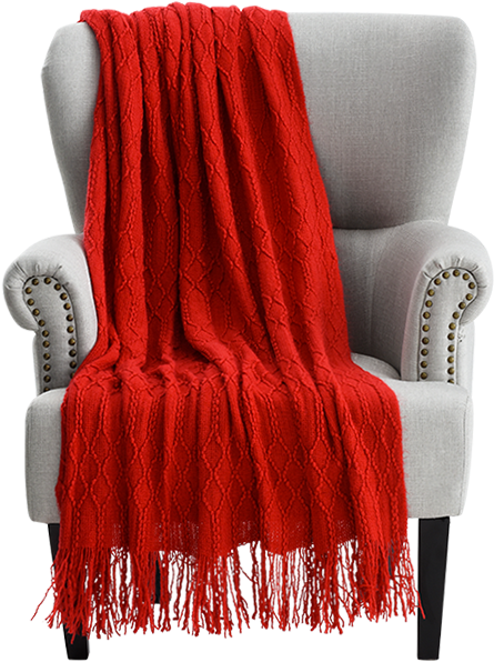 Image For Fabric Throw - Chair (519x804), Png Download