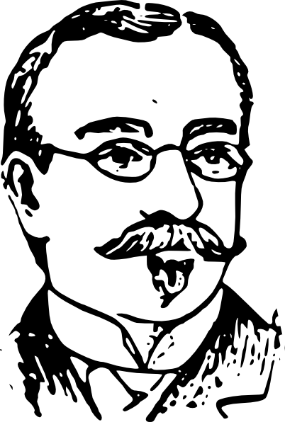 This Free Clip Arts Design Of Wealthy Person With Glasses - Person (402x596), Png Download