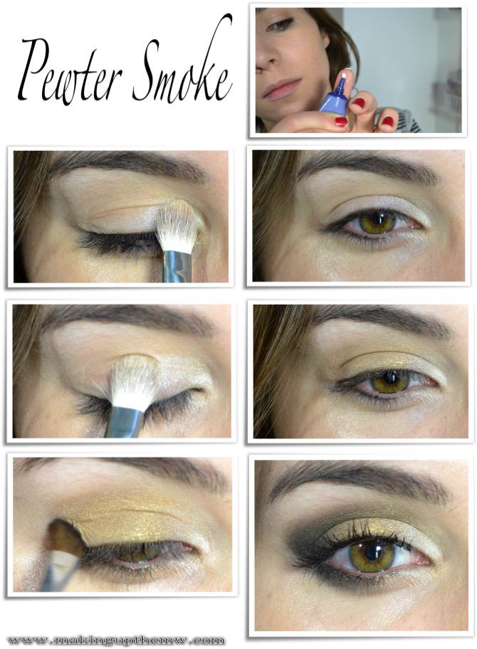 Pewter Smoke Tutorial - Eye Shadow (720x960), Png Download