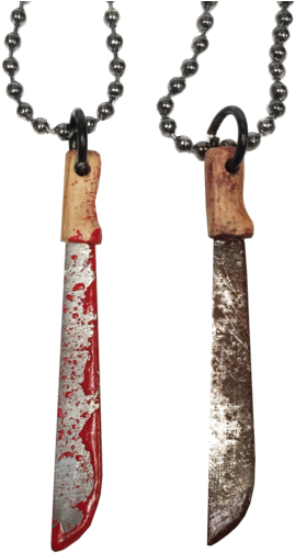 Bloody Machete Necklace - Necklace (600x600), Png Download