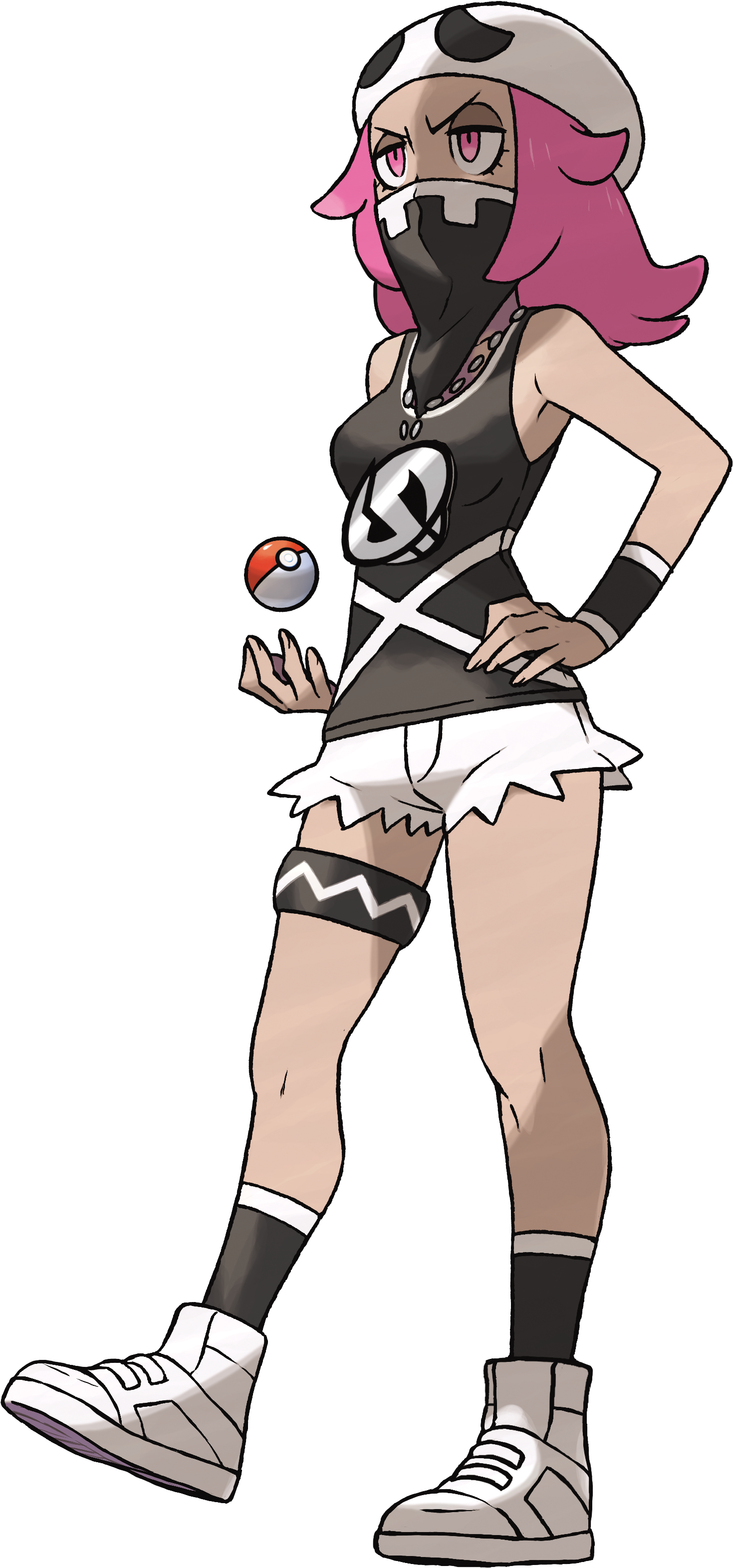 Team Skull Grunts Female - Pokemon Team Skull Grunt (1817x3489), Png Download