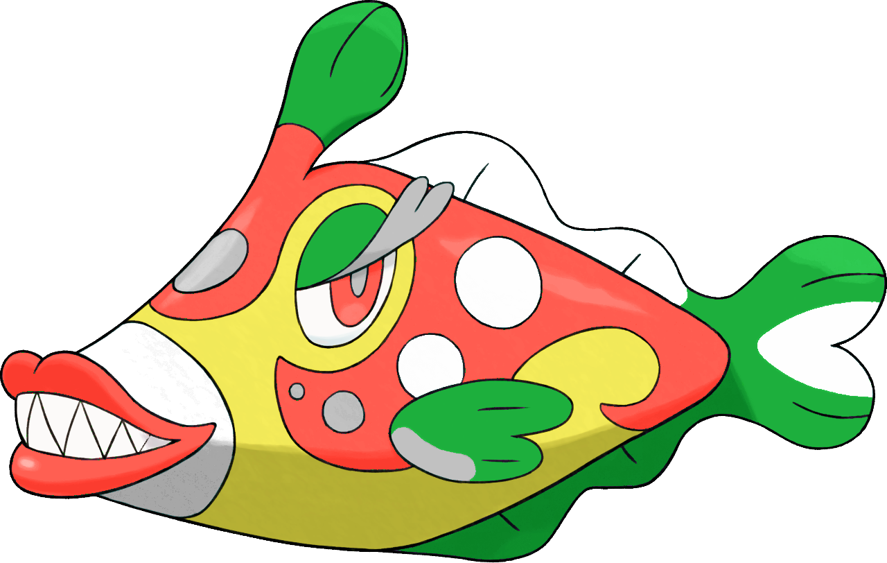 Shiny Bruxish - Pokemon Sun Moon Drampa (1280x812), Png Download