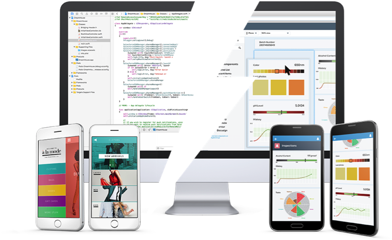 Introducing Salesforce App Cloud Mobile - Mobile App (861x546), Png Download