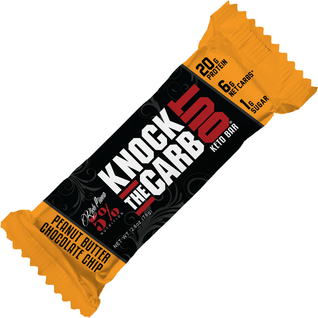 Knock The Carb Out Keto Bar - Nutrition (1080x1080), Png Download