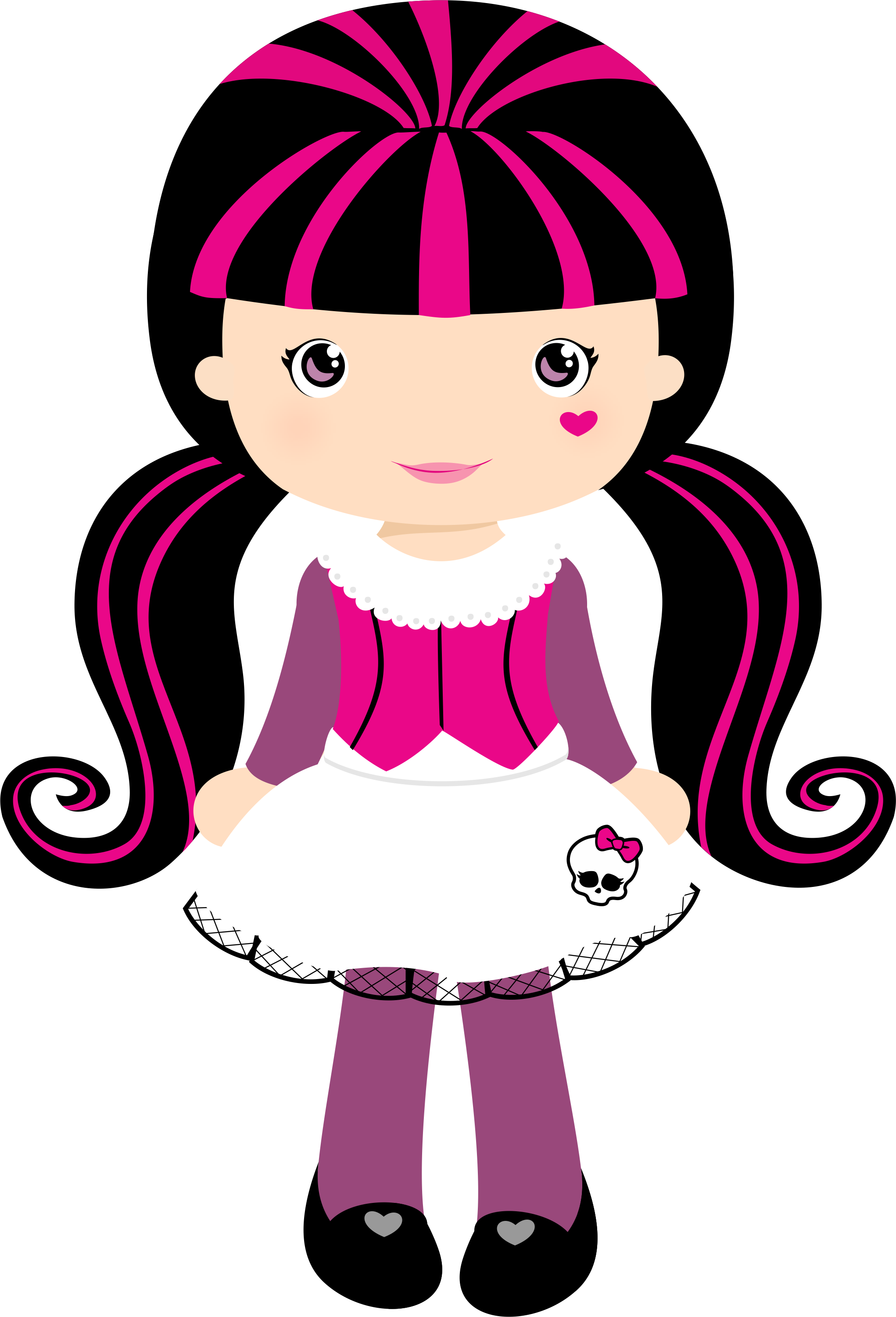 Grafos Girlcostume3 - Cute Little Girl Clipart (2042x3001), Png Download