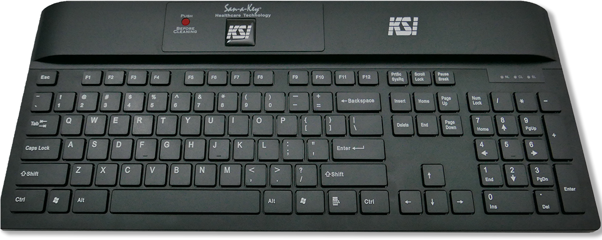 Disinfect Able Linksmart® Keyboard With San A Key® - Dell Sk 8110 (1200x501), Png Download