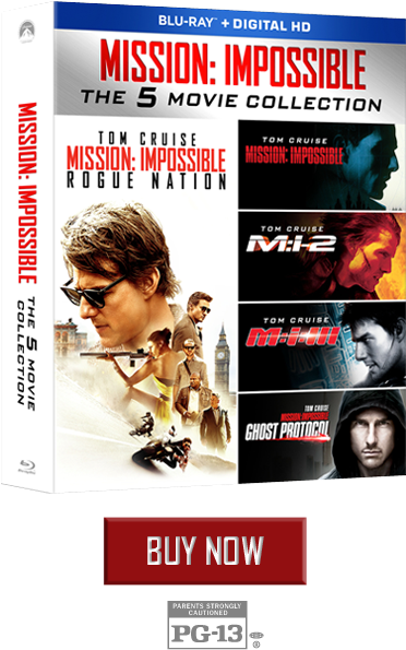 Impossible The 5 Movie Collection - Mission: Impossible 5-movie Collection (blu-ray Disc) (378x610), Png Download