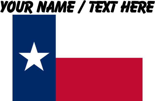 Custom Texas State Flag Boxer Shorts - Custom Texas State Flag Shower Curtain (700x700), Png Download