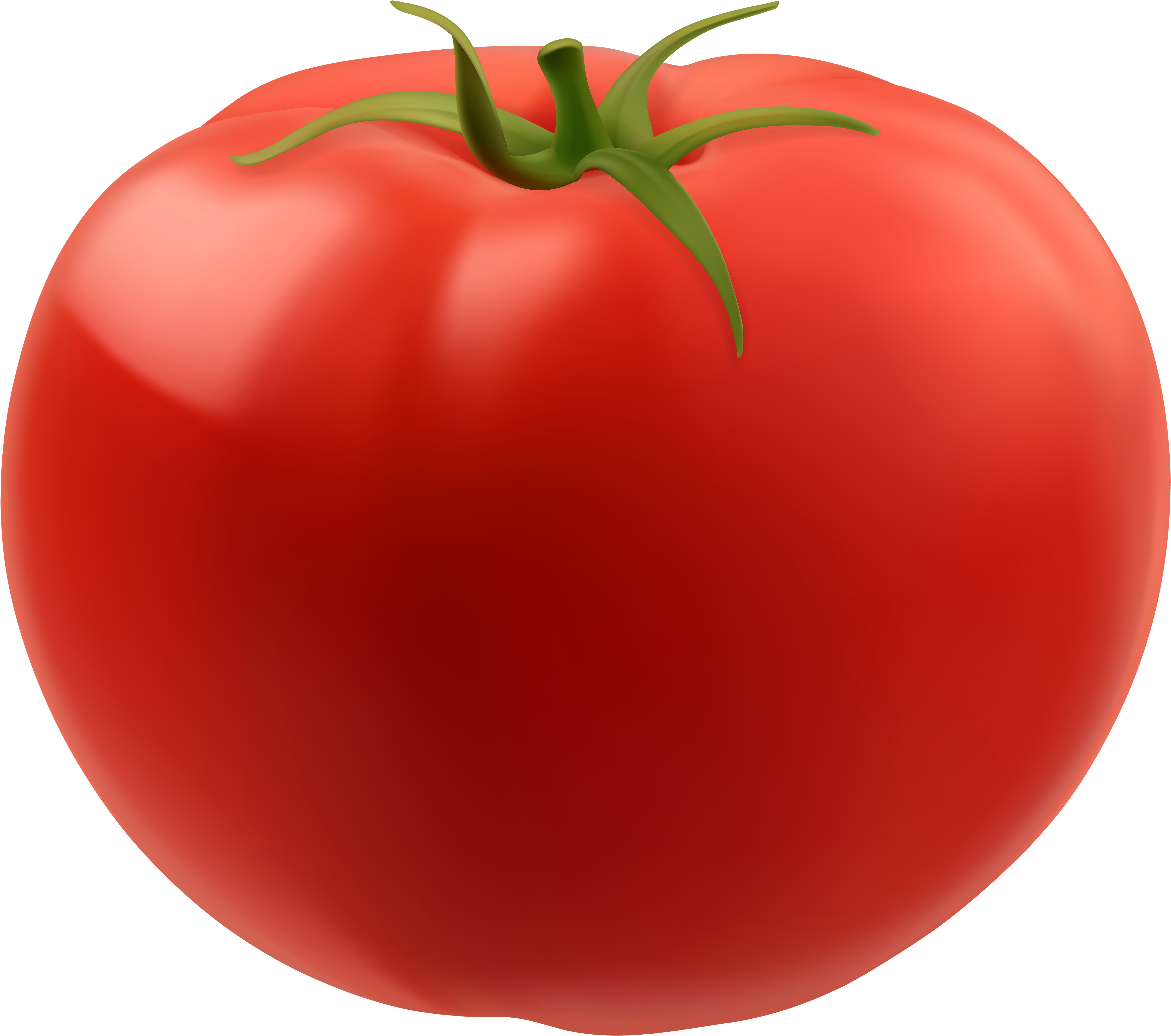 Transparent Background Tomato Clipart (6000x5327), Png Download