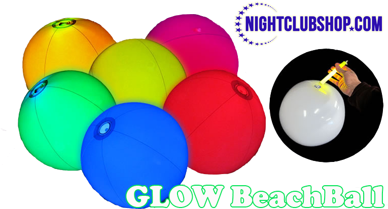 Led, Light Up, Illuminated, Beach,ball, Beachball, - Halcyon Knights (764x430), Png Download