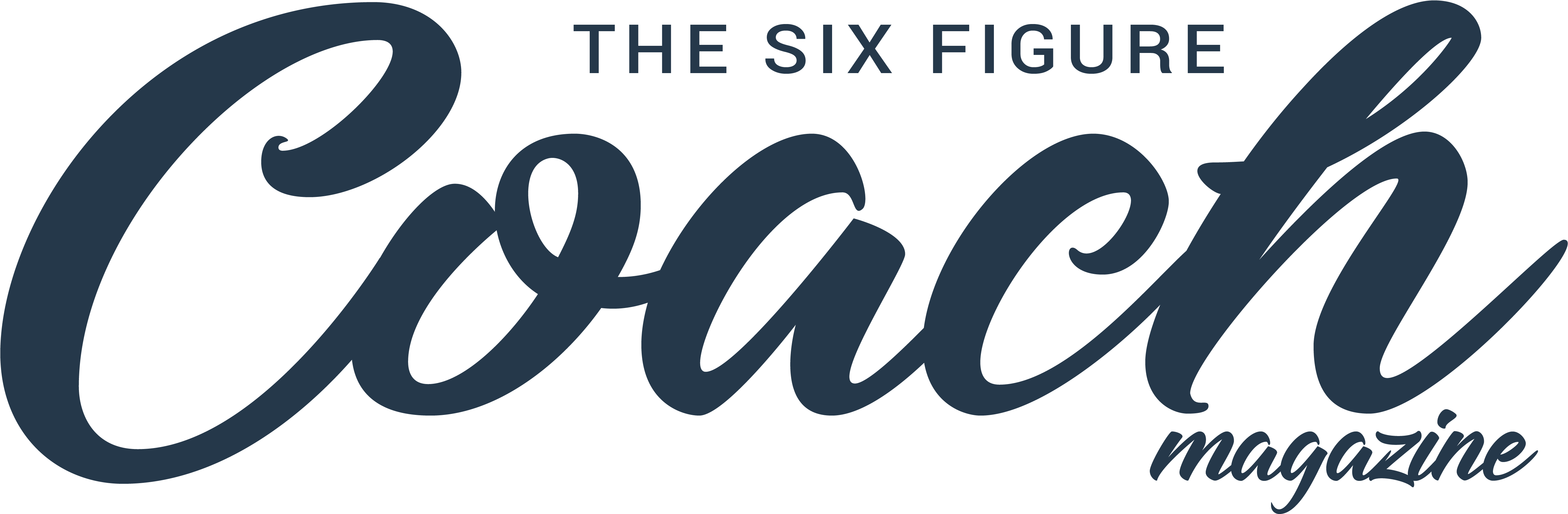 The Six-figure Coach - Six Figure Coach Magazine (4994x2342), Png Download