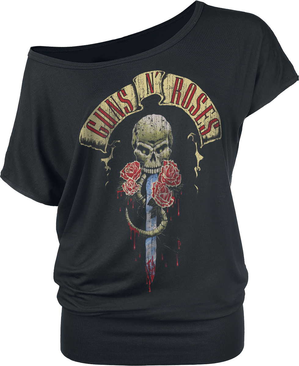 Guns N' Roses - Shirt Guns N Roses Dames (979x1200), Png Download