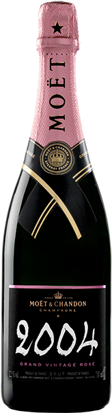 Moet Chandon Grand Vintage Rose 2008 (268x626), Png Download