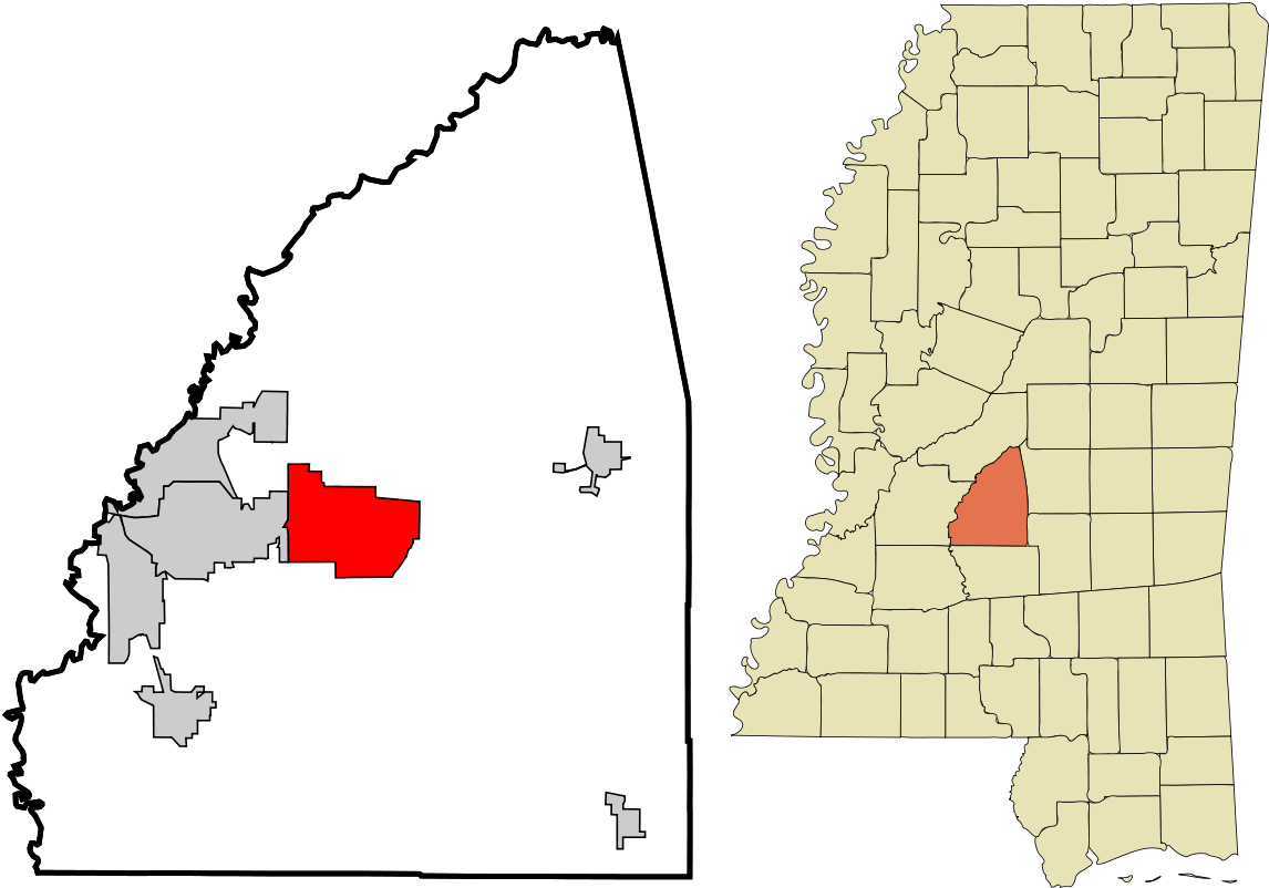 Jackson County Mississippi (1200x880), Png Download