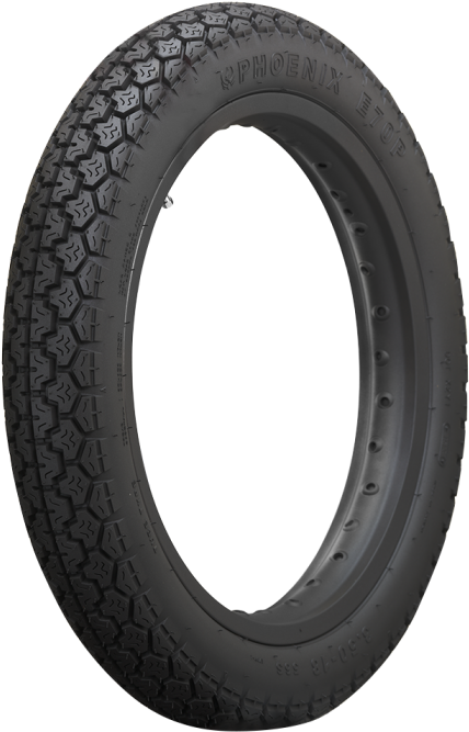Phoenix Motorcycle Tires Classic Motorcycle Tires - Sunday Current Tire Black (400x400), Png Download
