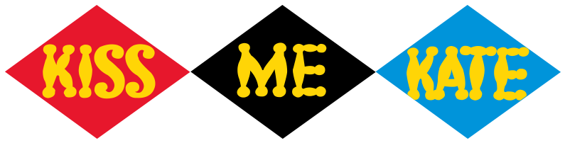 Kiss Me Kate Image - Kiss Me Kate Logo (800x310), Png Download
