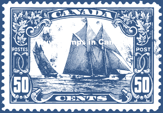 Buy Postage Stamps Canada - Canada Bluenose Stamp (640x443), Png Download