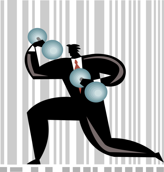 Vector Illustration Of Businessman Demonstrates The - Distribution Law Of The United States (666x700), Png Download