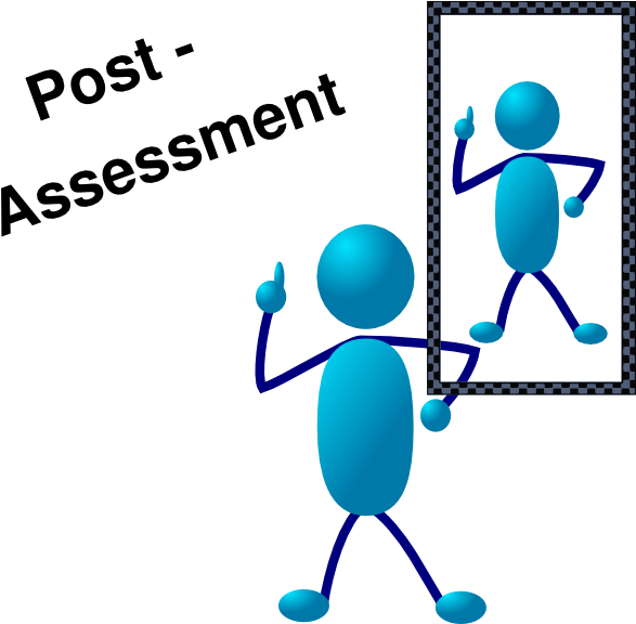 How To Set Use Blue Stick Man Post Assessment Svg Vector - Stick People Clip Art (600x575), Png Download