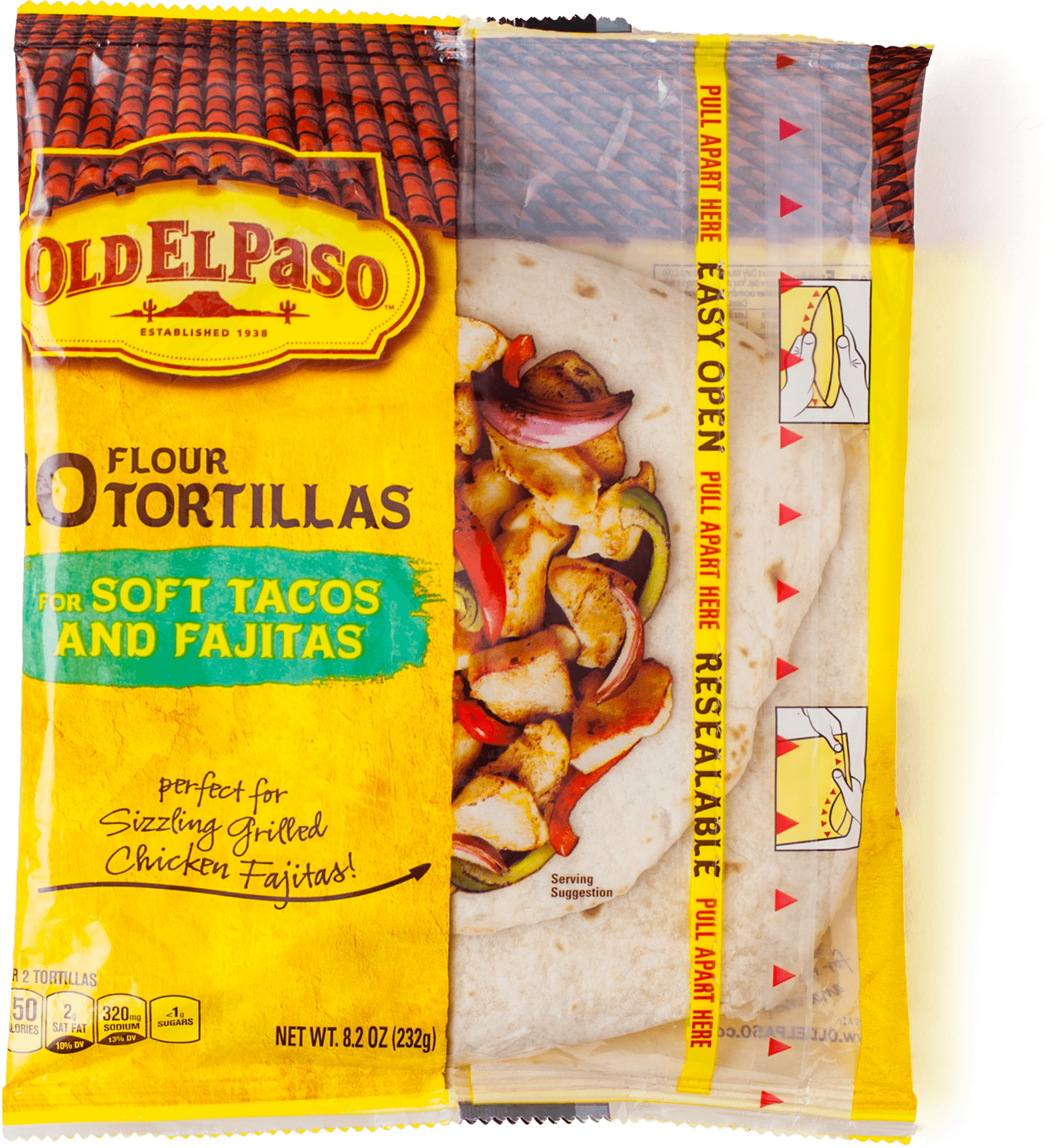 Old El Paso Stand N Stuff Mini Soft Taco Kit (3760x3760), Png Download