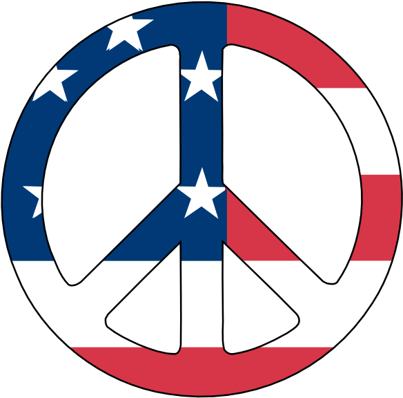 Scalable Vector Graphics Us Flag Peace Symbol Scallywag - Us Flag (777x1006), Png Download
