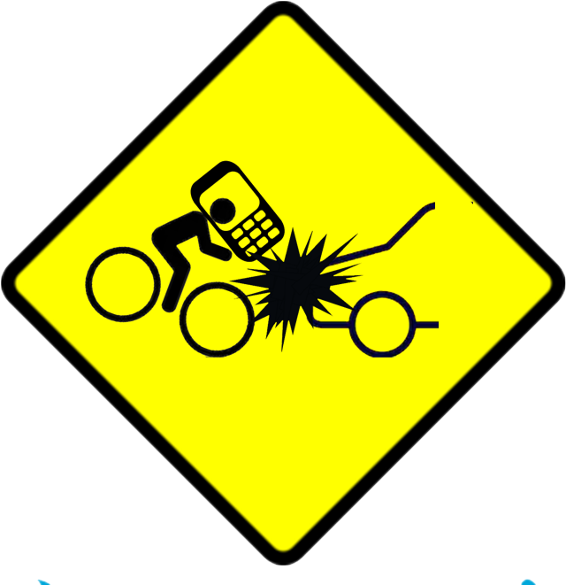 Distracted Bicyclist On Cell Phone Crashes Into Car - Phish Antelope Logo (685x677), Png Download