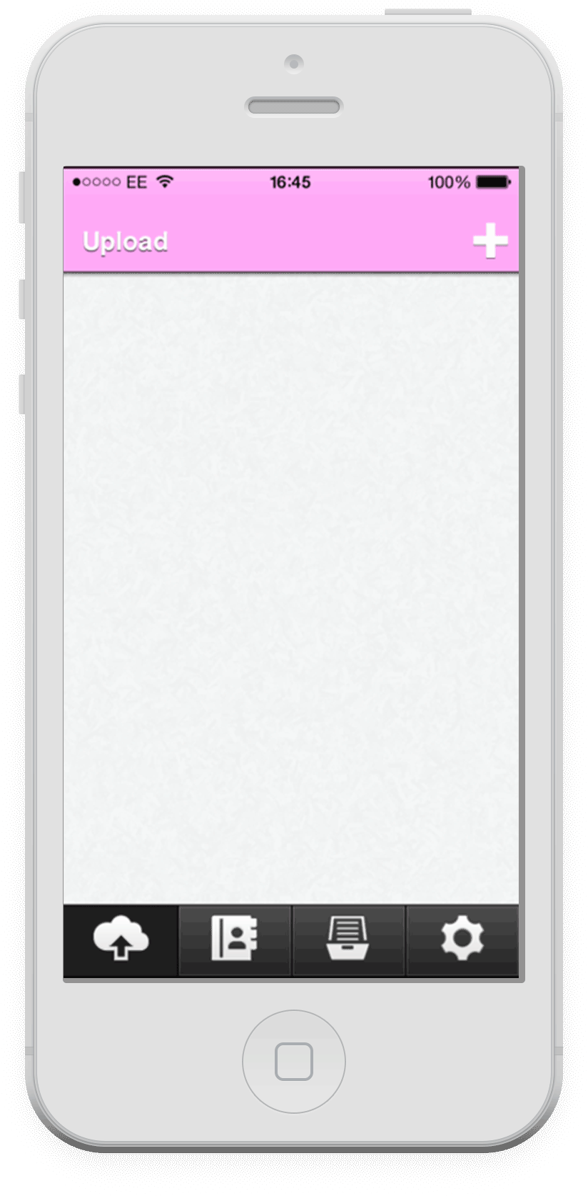 Upload Screen - Smartphone (840x1708), Png Download
