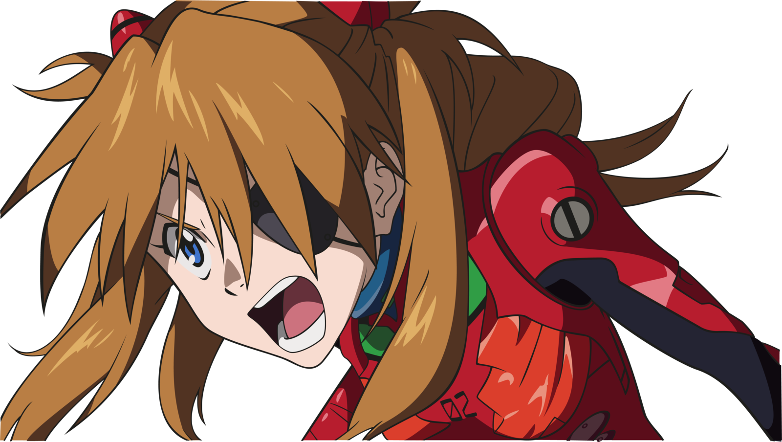 Paranormal » Thread - Asuka Langley Shikinami Eyepatch (1600x904), Png Download