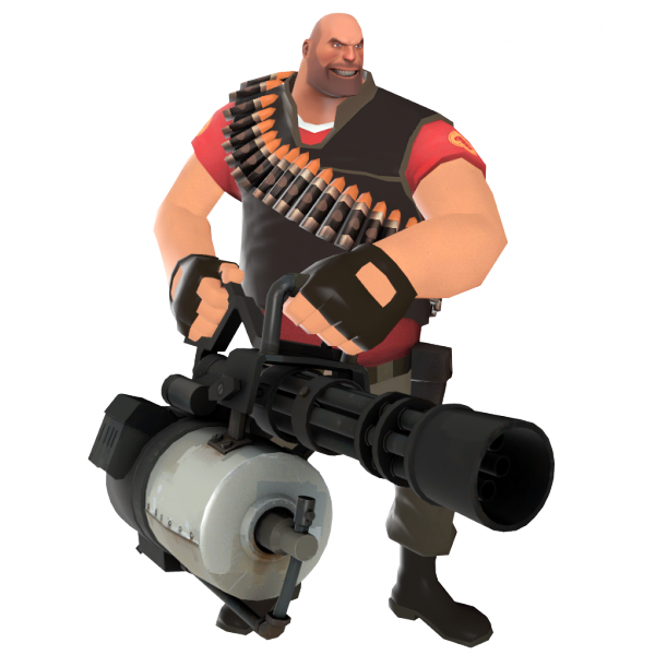 Heavy Weapons Guy - Personagens Team Fortress 2 (600x600), Png Download