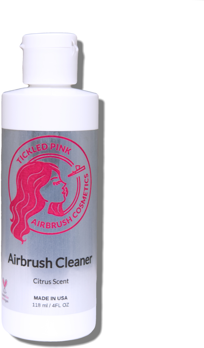 Cosmetic Airbrush Makeup Cleaner 4 Oz Bottle - Bottle (1024x1280), Png Download